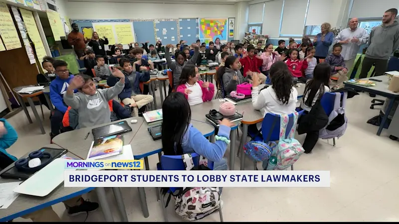 Story image: Bridgeport students head to Hartford to push for school funding amid $30M deficit