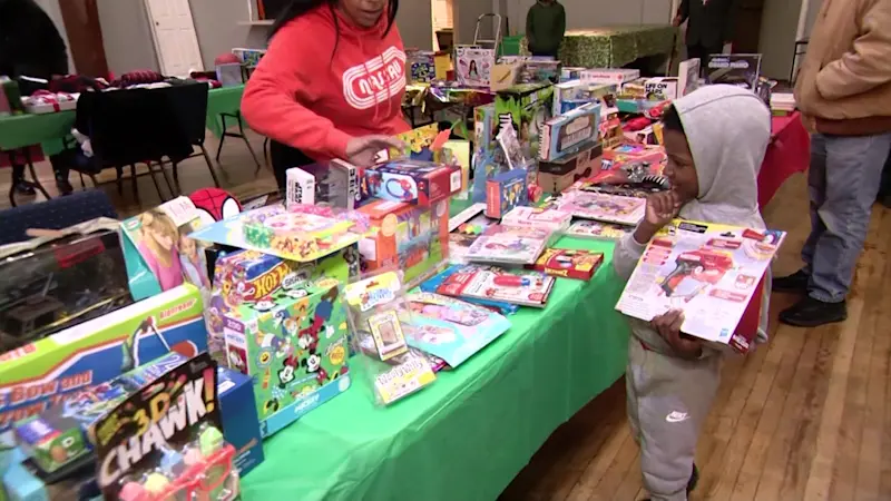 Story image: Christmas comes early with toy drives in Hempstead and Roosevelt