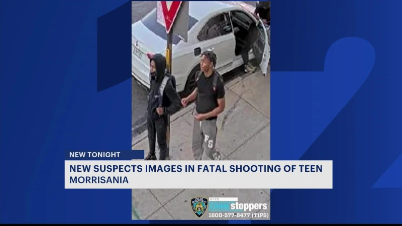 Story image: Police release new images of suspects wanted for fatal shooting of 16-year-old 