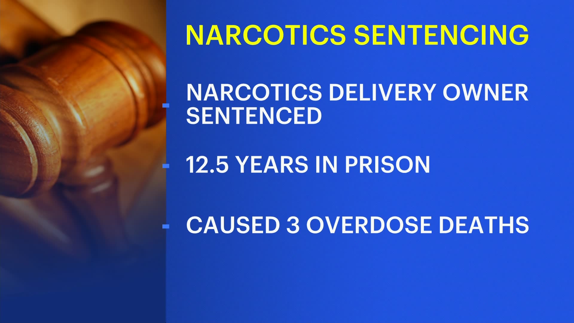 美国检察官：纽约毒品送货服务创始人因导致3人过量死亡被判刑