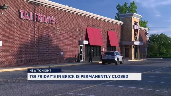 TGI Fridays in Brick Township among 36 across the US permanently closing