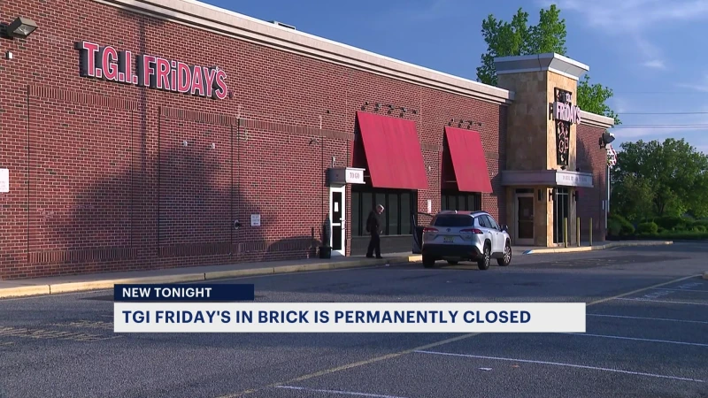 Story image: TGI Fridays in Brick Township among 36 across the US permanently closing