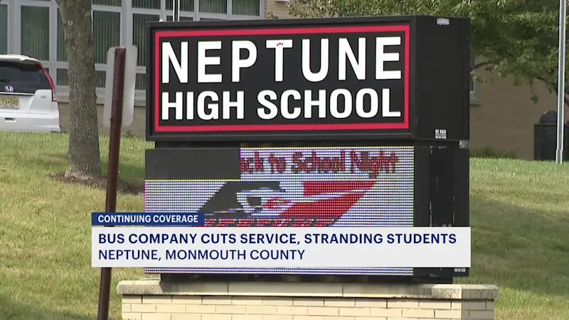 Story image: Bus company stops providing bus service for Neptune Township students