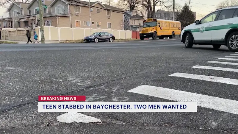 Story image: 2 men on the run in connection to stabbing of 15-year-old boy in Baychester