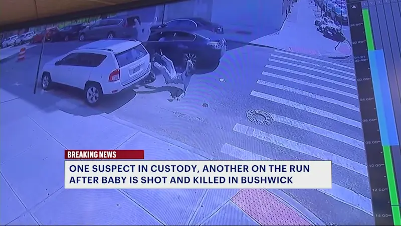 Story image: Baby killed by stray bullet in Bushwick gang-related shooting; manhunt underway