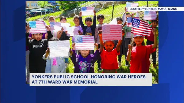 Yonkers students honor war heroes at 7th Ward War Memorial