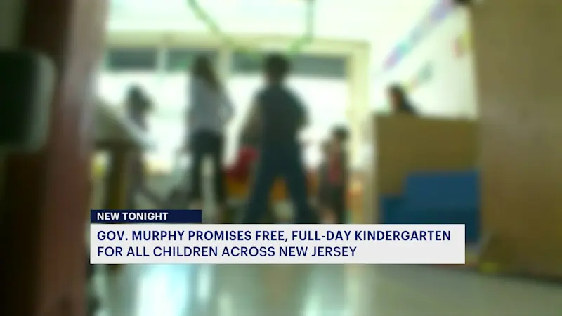 Story image: Gov. Murphy expands push for free, full-day kindergarten