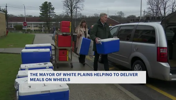 White Plains mayor hits the road to highlight importance of Meals on Wheels
