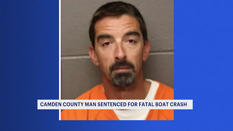 Story image: Camden County man sentenced for deadly boating crash in Atlantic County