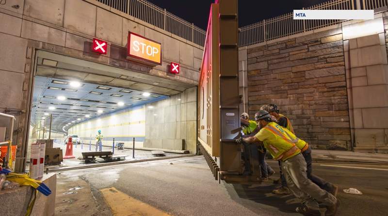 Story image: NYC tunnels face late-night closures for flood door tests