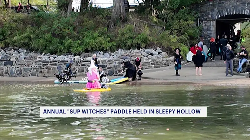Story image: Sleepy Hollow’s ‘SUP Witches Festival’ blends spells, sisterhood and splash