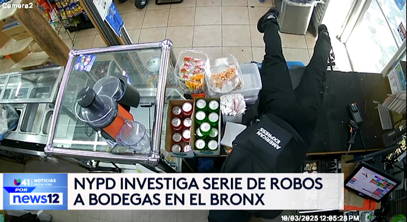 Story image: Univision 41 News Brief: NYPD investiga serie de robos a bodegas en El Bronx