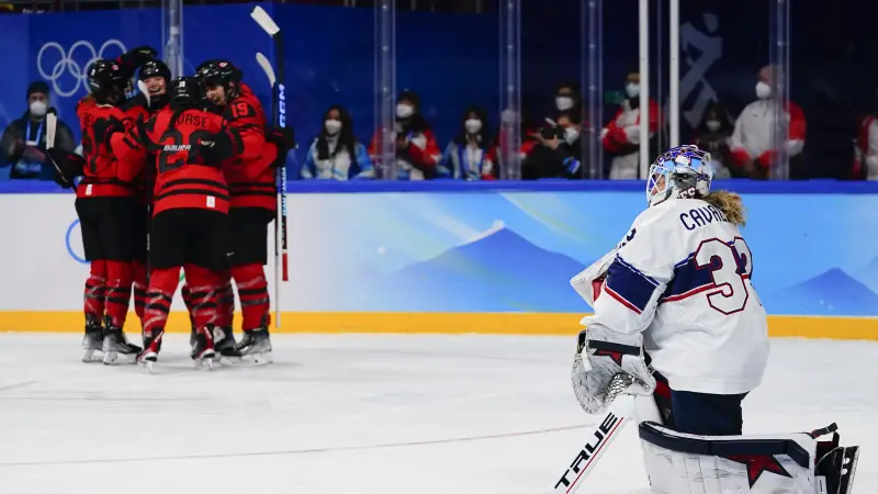 Story image: Canada beats US 3-2 to win Olympic gold in women's hockey