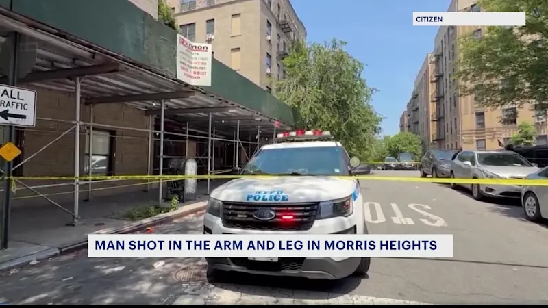 Story image: NYPD: 49-year-old man shot in Morris Heights; gunman at large