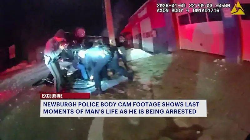 Story image: 'I can't breathe.' Bodycam video shows man gasping for air during arrest; family seeks answers