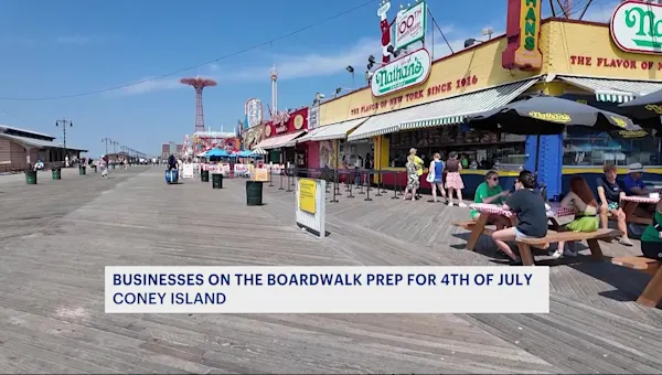 Coney Island businesses gear up for Fourth of July crowds, hot dog contest & fireworks