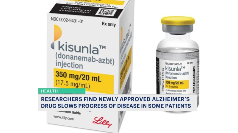 Story image: New Alzheimer's drug shown to reduce memory loss for some patients
