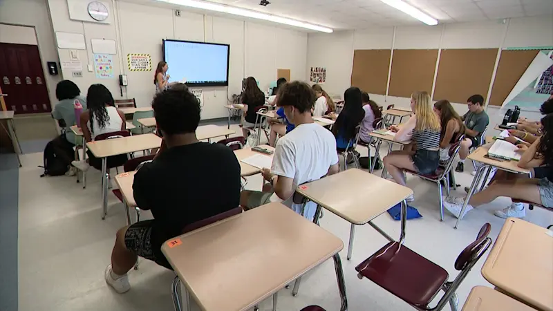 Story image: Long Island schools enact cooling plans, some dismiss early for extreme heat