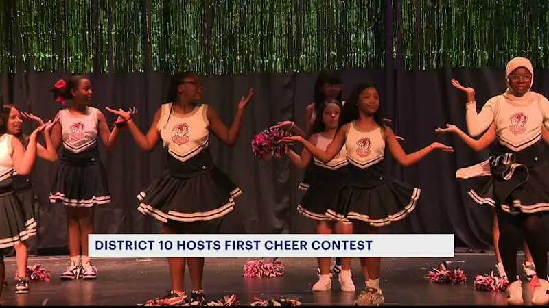 Story image: Bronx School of Young Leaders hosts step and cheer competition