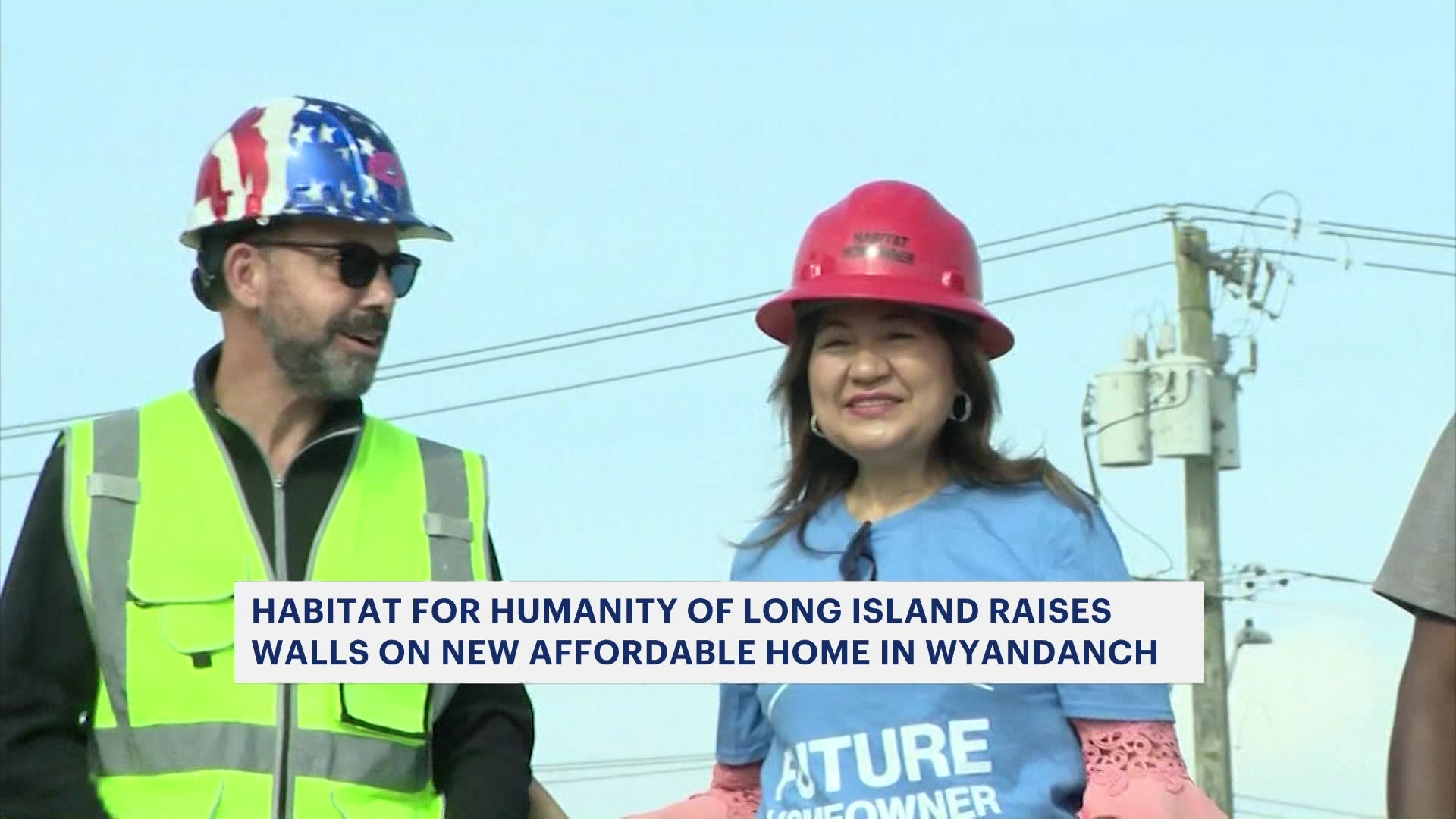 Habitat For Humanity volunteers help build home for family in Wyandanch