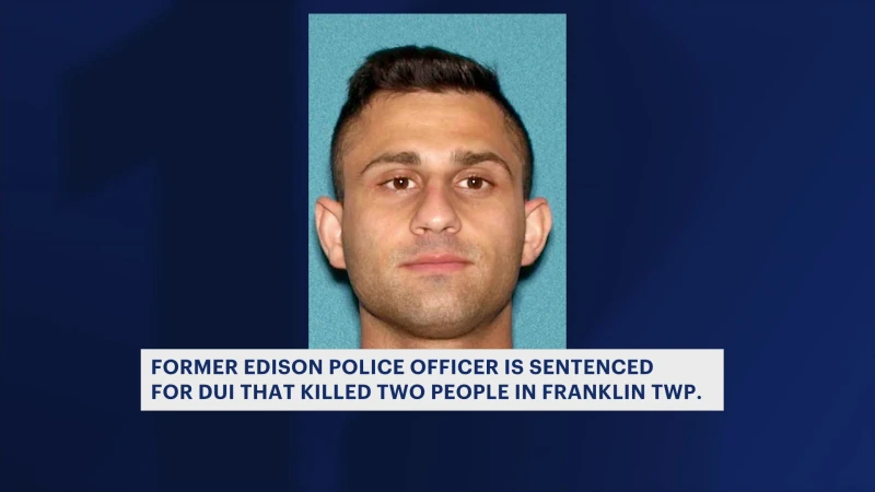 Story image: Former Edison police officer sentenced for 2023 DUI crash that killed 2 people