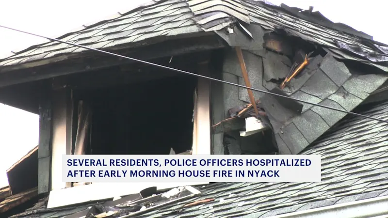 Story image: Police: Several hospitalized following Nyack house fire