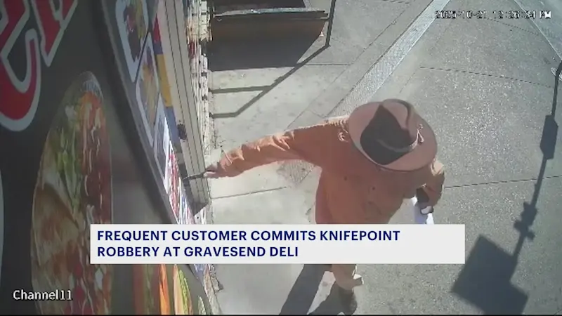Story image: Man in cowboy attire robs Gravesend deli at knifepoint