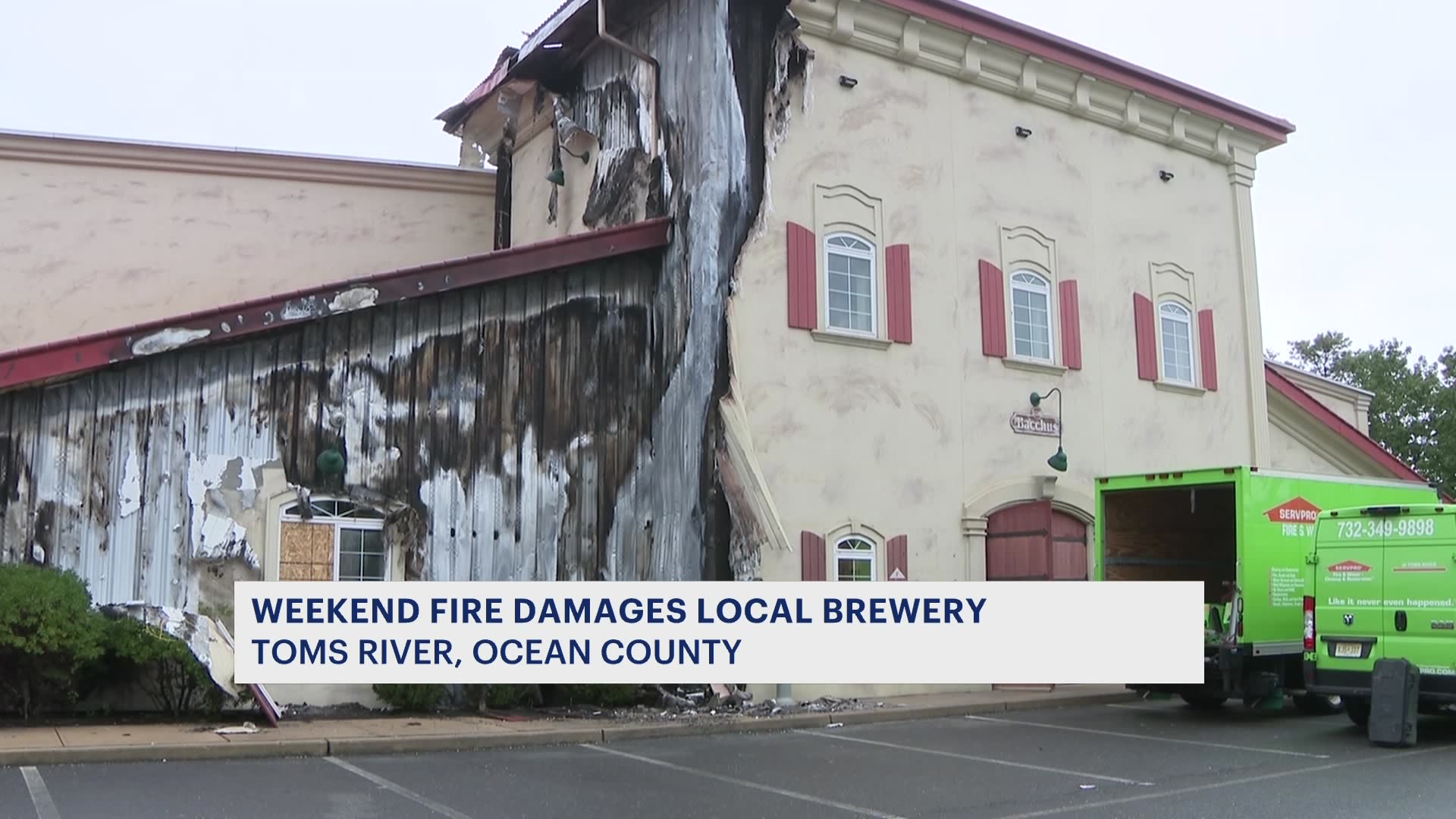 Fire damages Toms River Brewery, Bacchus School of Wine following ...