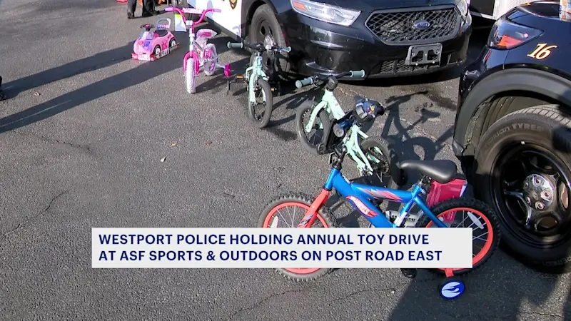 Story image: Westport police hold annual toy drive 