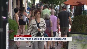 New Jersey residents enjoy outdoor dining on first summer Friday of the season