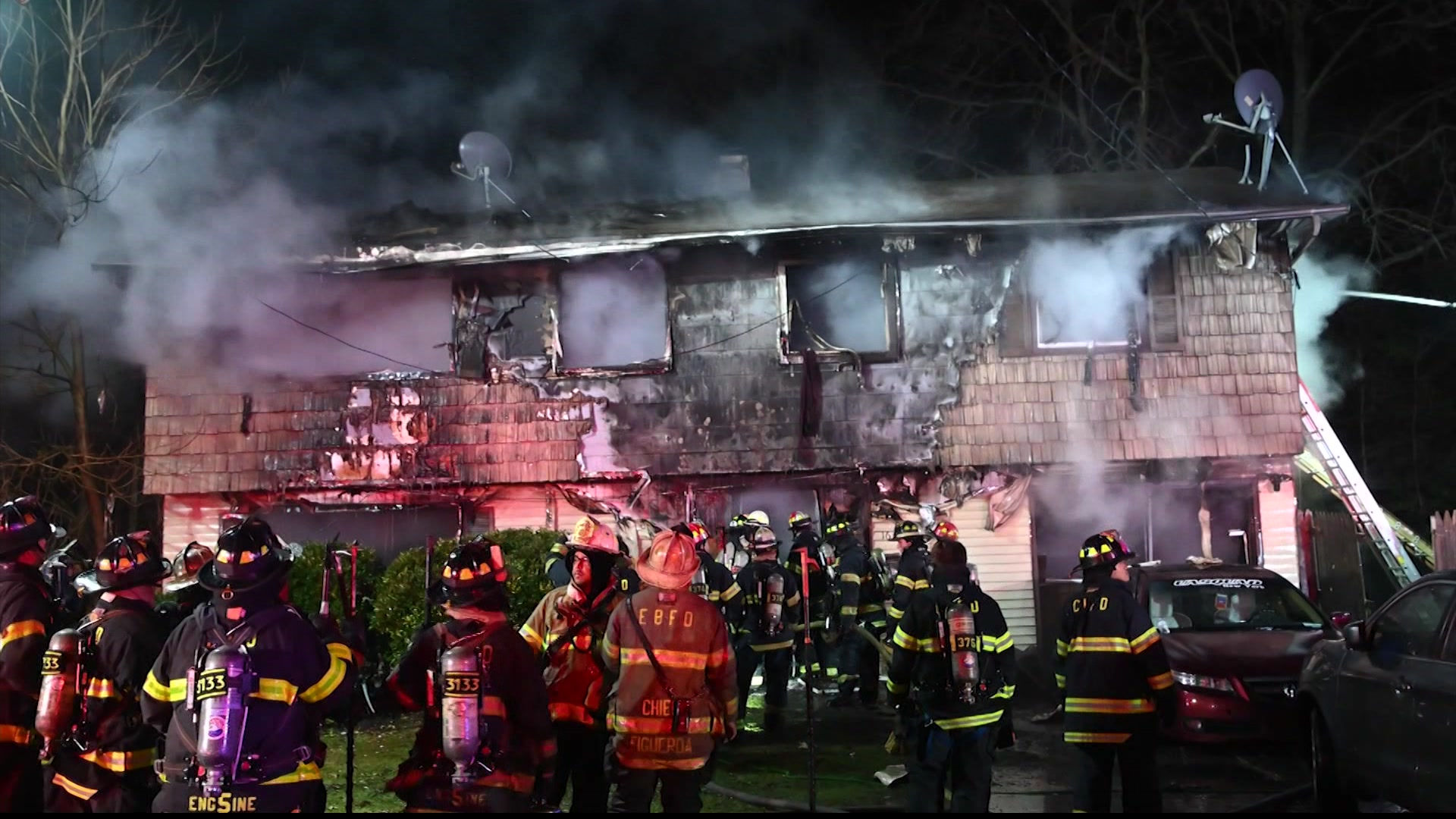 News 12 | Long Island | Officials Woman Rescued From Burning Home In ...