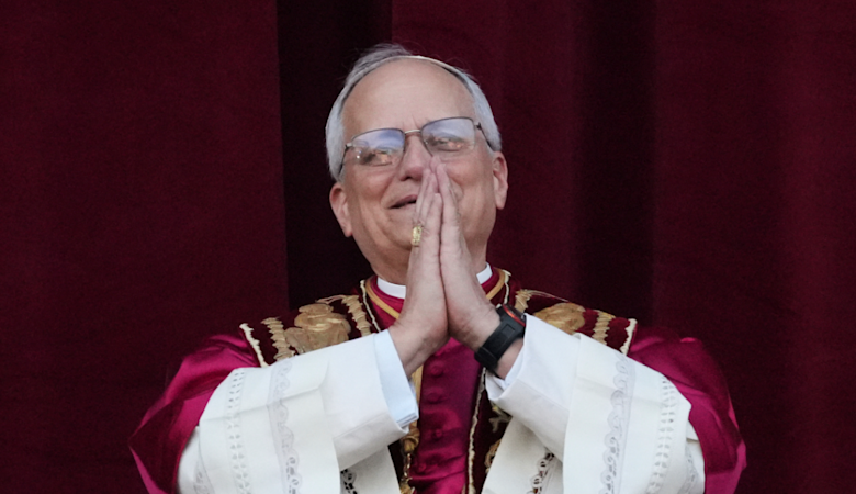 Story image: Robert Prevost, first pope from US in history of the Catholic Church, takes the name Leo XIV