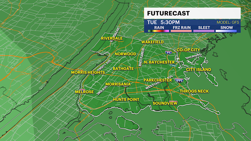 Story image: STORM WATCH: Third day of rain on tap in The Bronx