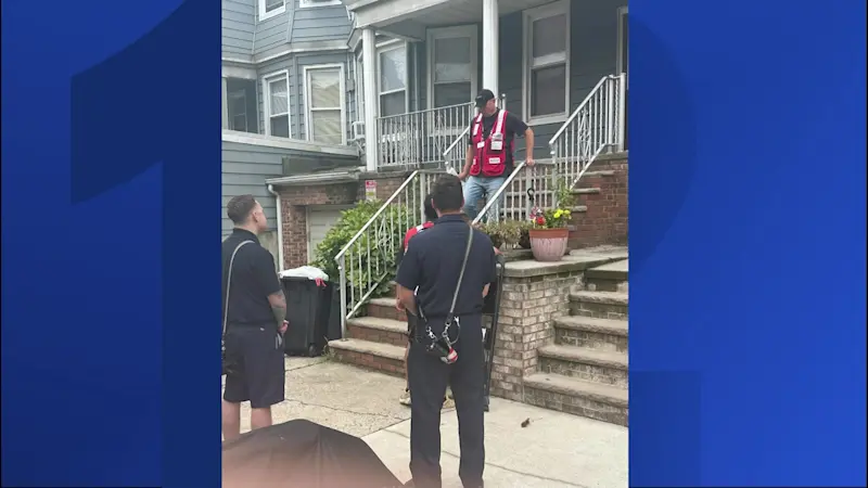 Story image: Jersey Proud: Red Cross volunteers install smoke alarms in Bayonne homes