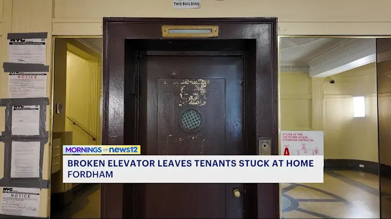Story image: Fordham tenants stuck inside units for over a month due to broken elevator