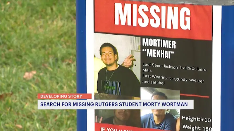 Story image: Family calls for the arrest of last person to see missing Rutgers student