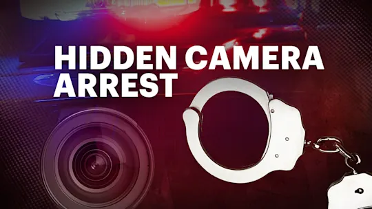 Hidden camera arrest