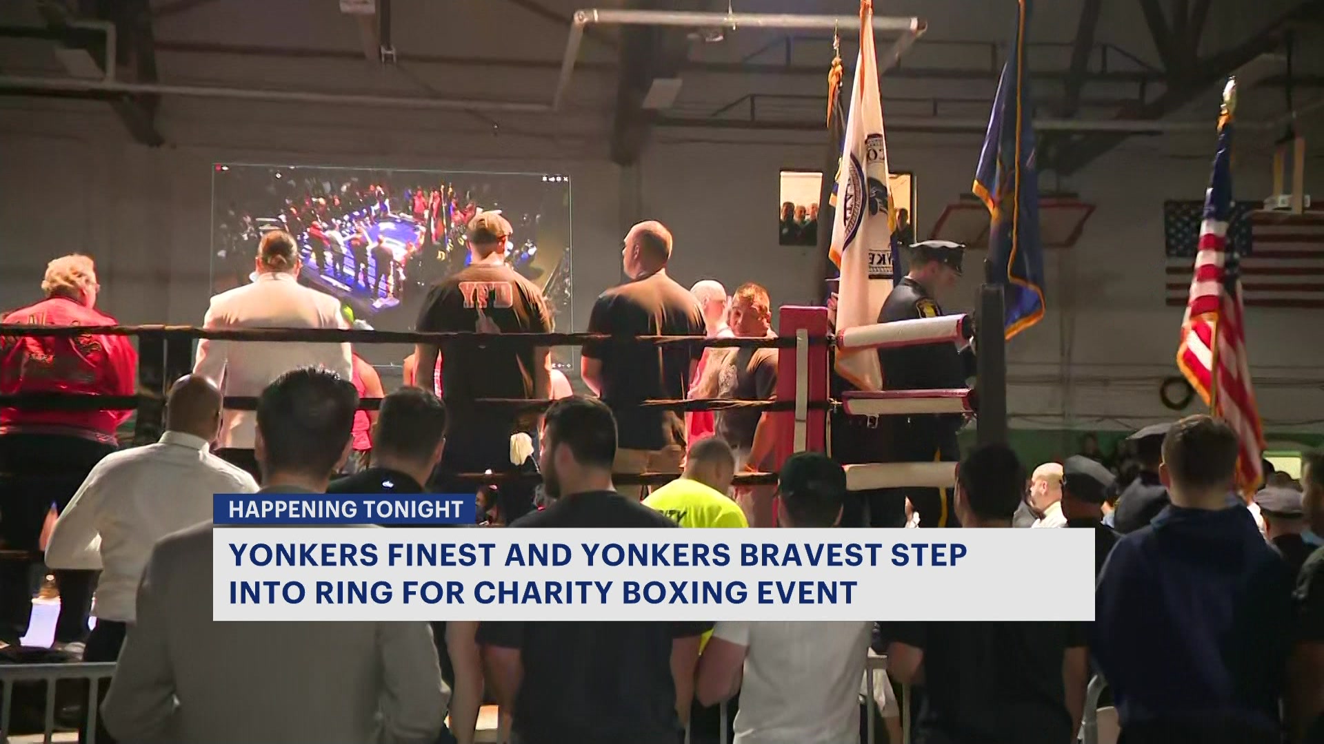 Yonkers police and firefighters face off in boxing tournament for charity