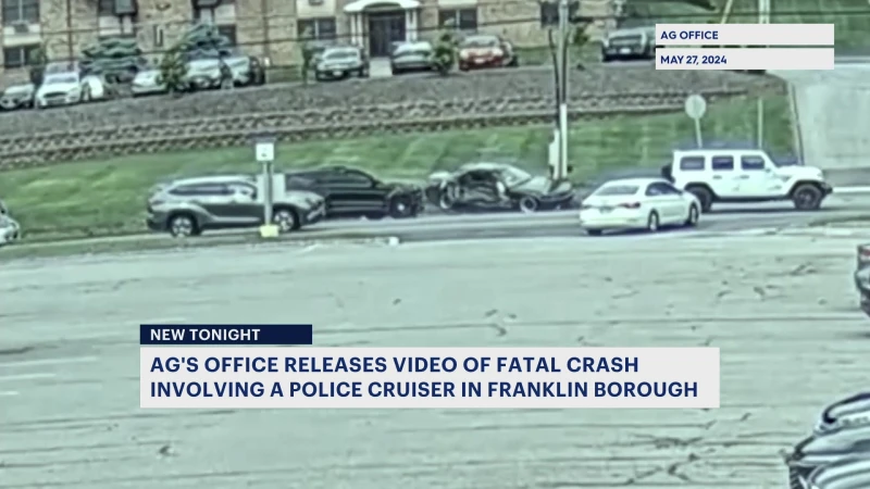 Story image: State AG releases video of deadly crash involving Franklin Borough police SUV