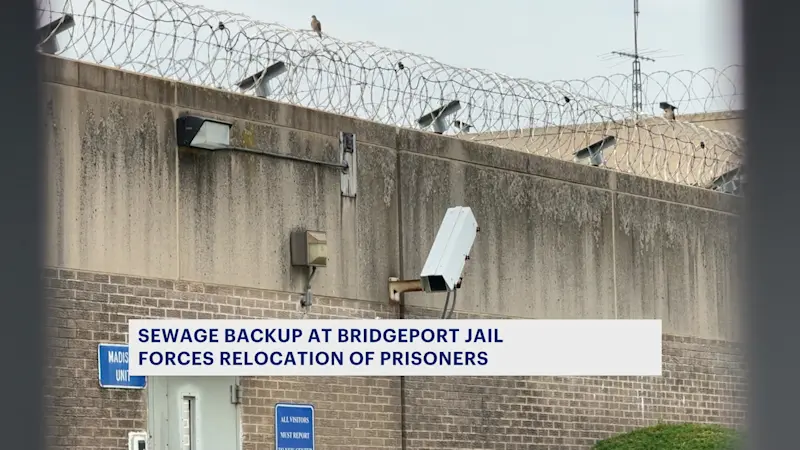 Story image: Officials: Flooding caused by 'sewage backup' forces relocation of prisoners at Bridgeport's North Ave Jail