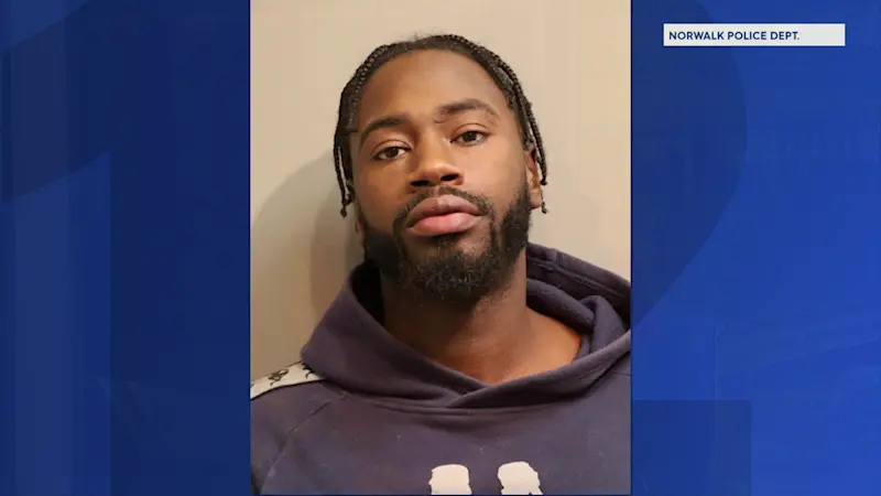 Story image: Wanted Norwalk man tries fleeing officers after backing into police cruiser