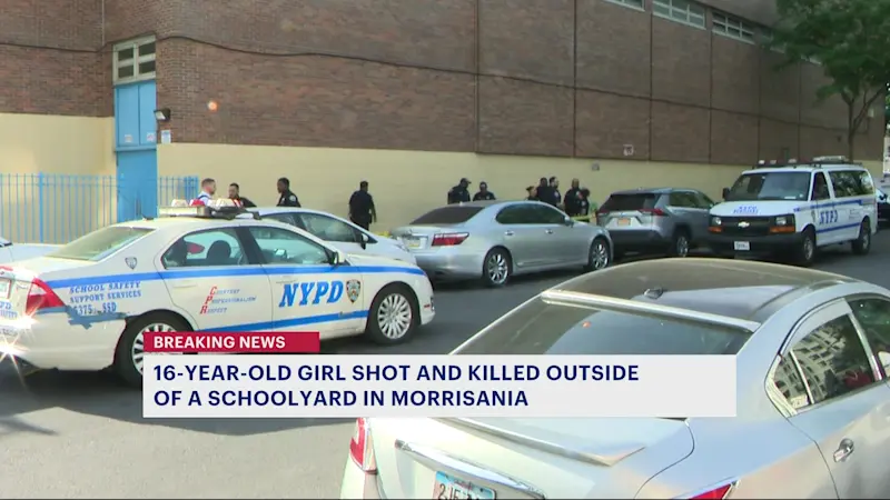 Story image: NYPD: Police release identity of 16-year-old fatally shot in Morrisania schoolyard