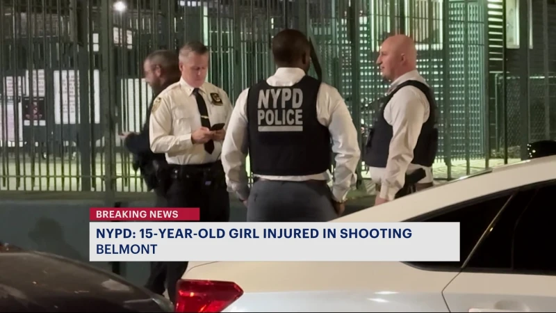 Story image: NYPD: 15-year-old girl injured in Belmont shooting