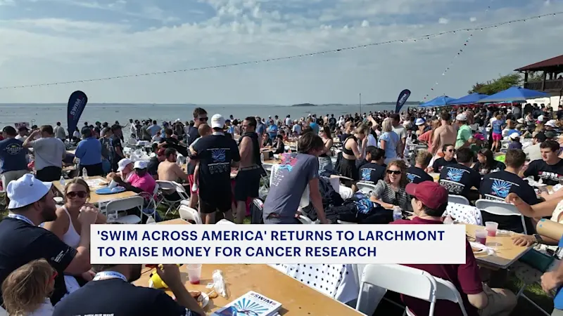 Story image: Swim Across America raises almost $2.1 million toward cancer research