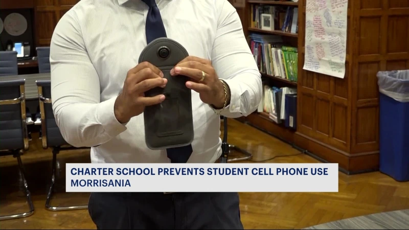 Story image: Morrisania charter school says student cellphone ban has helped students and teachers