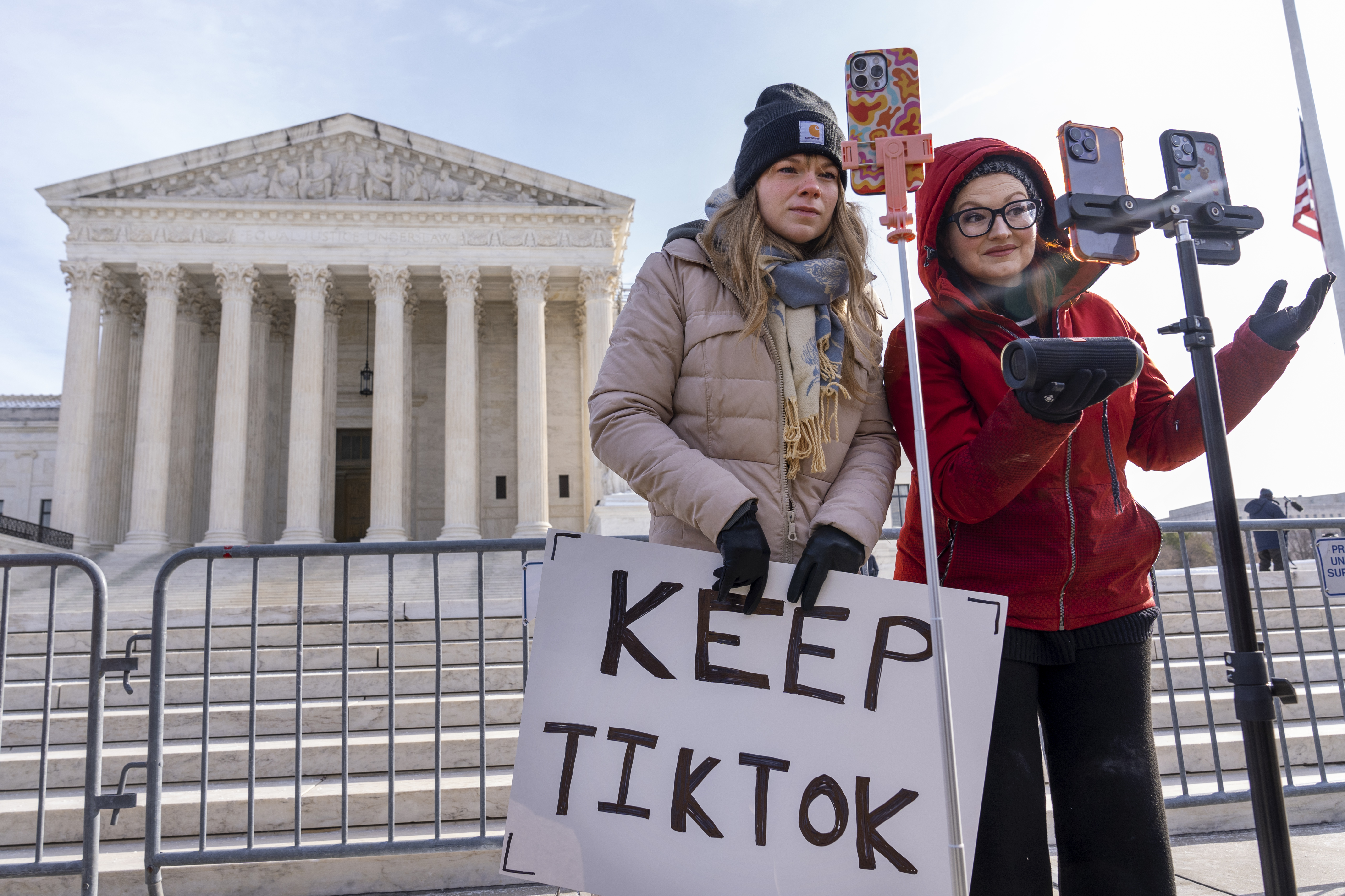 Supreme Court seems likely to uphold a federal law that could force TikTok to shut down on Jan. 19