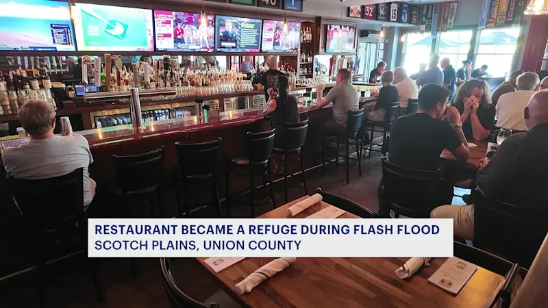 Story image: Scotch Plains pub reopens after flash flood damage
