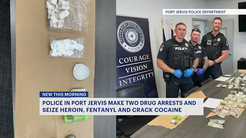 Story image: Police: Drug dealing suspects caught while falling asleep at Port Jervis Dunkin’