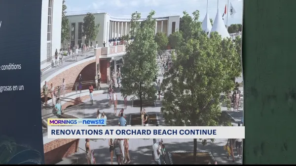 $87 million restoration of the Orchard Beach Pavilion continues