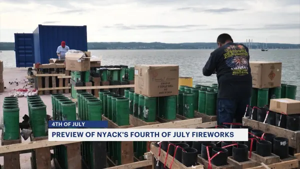 Nyack's Fourth of July fireworks set to take flight tonight above Hudson River